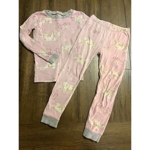 Burt's Bees Girls EUC 6Y Pink Polar Bear